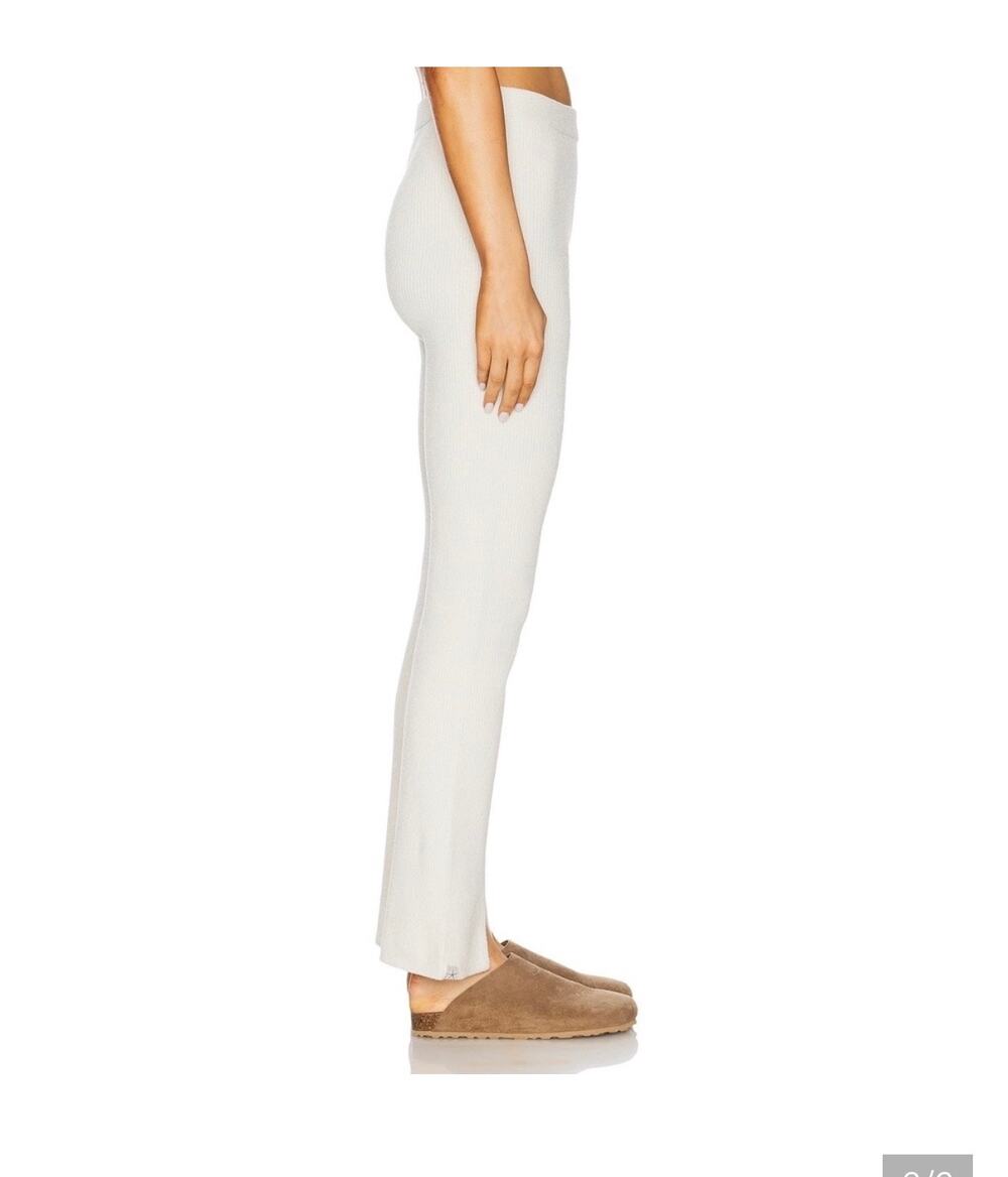 $118 Barefoot Dreams CozyChic Ultra Lite Front Slit Pant beige sweats 
Size XS